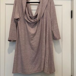 Pink off shoulder sweater